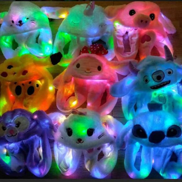 PIKACHU AND STITCH EAR MOVING GHOST HAT WITH LED LIGHTING - Picture 6 of 6